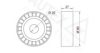 FIAT 46439471 Deflection/Guide Pulley, v-ribbed belt